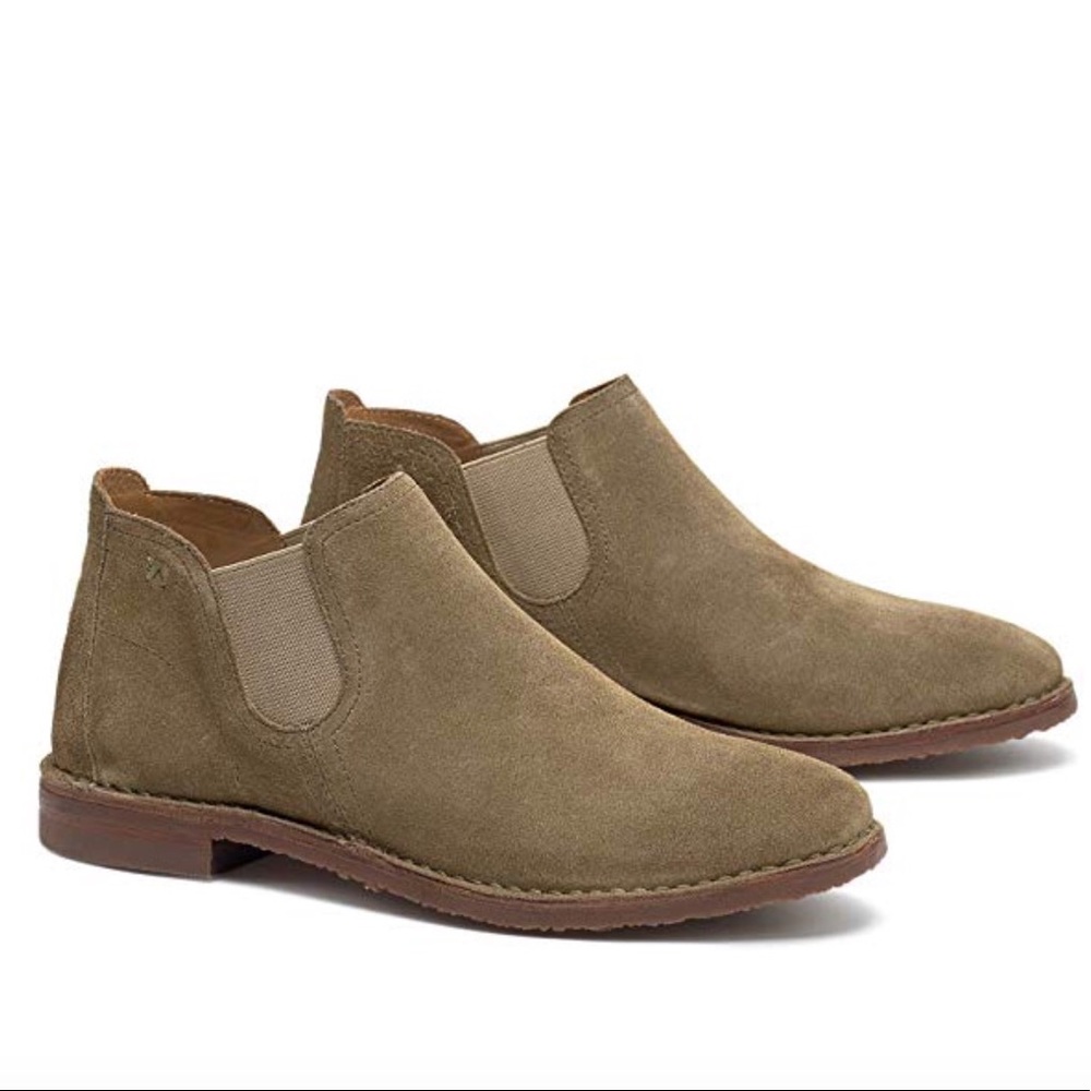 Tan Suede Chelsea Boots